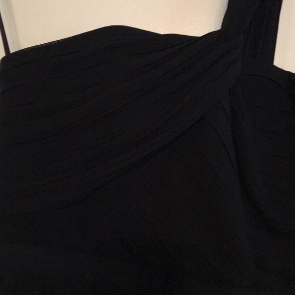 Black one shoulder ruffle dress - Picture 3 of 3